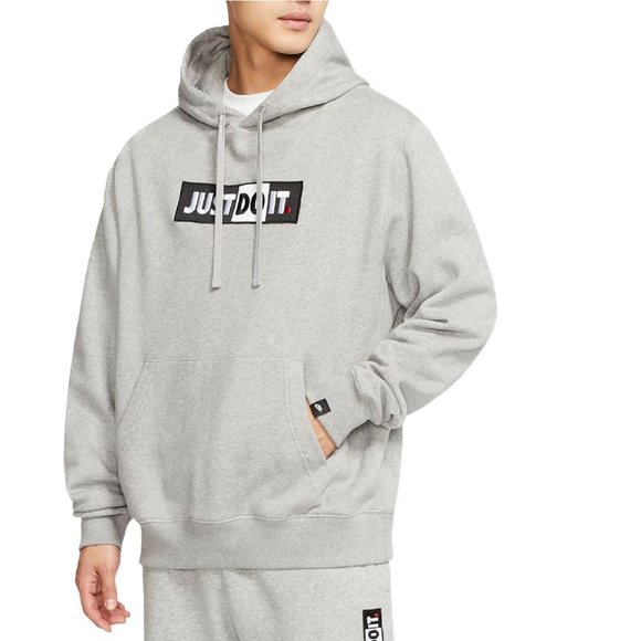 men's nike sportswear just do it fleece pullover hoodie